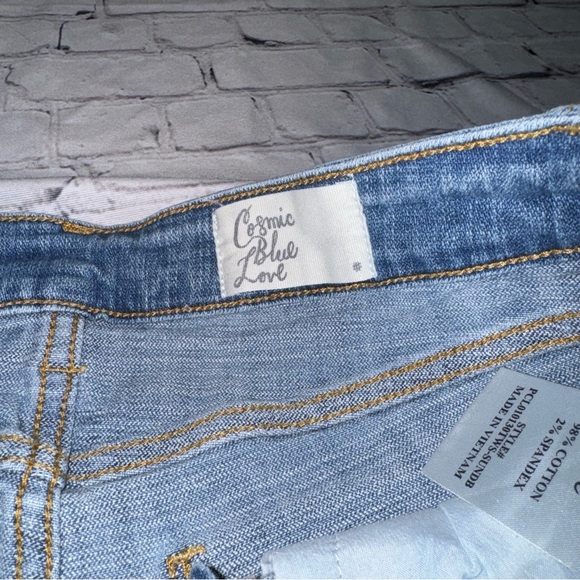 Cosmic Blue Love Jean & Straight Light Wash Blue Women's Size 26 - Picture 10 of 13